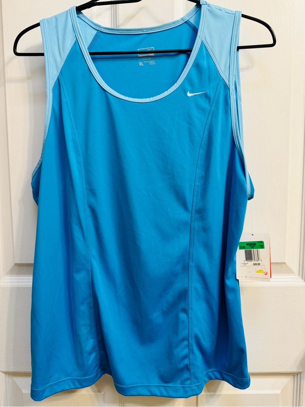 NWT: Nike Women's Two-Tone Blue Performance Tank Top